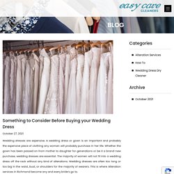 Something to Consider Before Buying your Wedding Dress