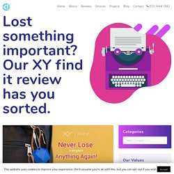 Lost something important? Our XY find it review has you sorted.