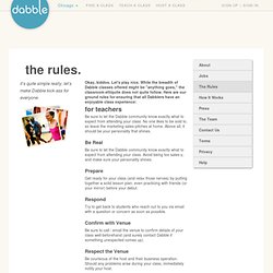 The Rules - Dabble