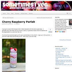 Cherry Raspberry Parfait