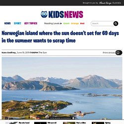Sommaroy, Norway plans to ignore time for northern summer