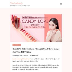 Son Kem Nhung Lì Candy Love Đang Hot Trên Thị Trường