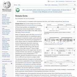 Sonata form - Wikipedia