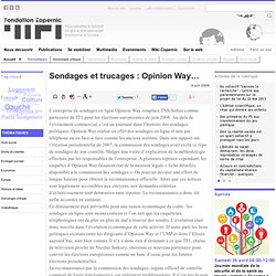 Opinion Way - Fondation Copernic