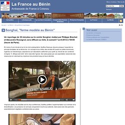 Songhaï, "ferme modèle au Bénin" - La France au Bénin
