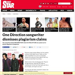 One Direction songwriter dismisses plagiarism claims