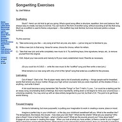 Songwriting Exercises - Handout