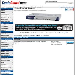 Compare SonicWALL Remote Access Options