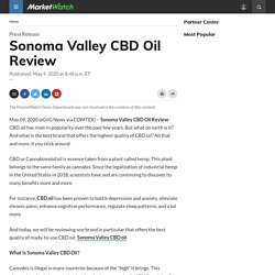 Sonoma Valley CBD Review