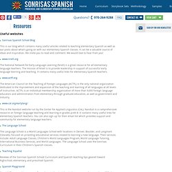 Sonrisas Spanish School - Resources