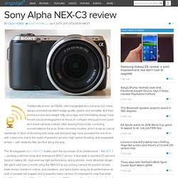Sony Alpha NEX-C3 review