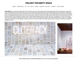 Sophia Wallace — Project for Empty Space