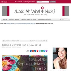 Sophie's Universe CAL Part 3