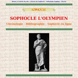SOPHOCLE L'OLYMPIEN