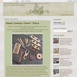 Sorazora Blog: Hand Carved Craft Tools