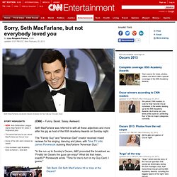 Sorry, Seth MacFarlane, but not everybody loved you