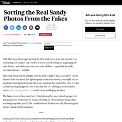 Sorting the Real Sandy Photos From the Fakes - Alexis C. Madrigal