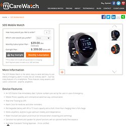 sos mobile watch