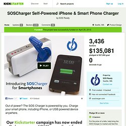 SOSCharger Self-Powered iPhone & Smart Phone Charger by SOS Ready