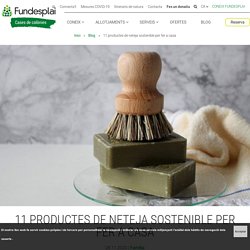 11 productes de neteja sostenible per fer a casa - Cases de colònies - Fundesplai