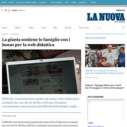 La giunta sostiene le famiglie con i bonus per la web-didattica - La Nuova Sardegna Nuoro