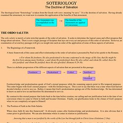 SOTERIOLOGY