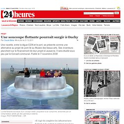 PROJET: Une soucoupe flottante pourrait surgir à Ouchy - News Vaud & Régions: Lausanne & Région