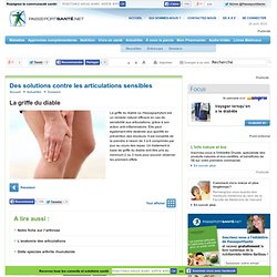 Des solutions contre les articulations sensibles