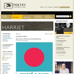 Record-a-Poem on SoundCloud : : Harriet the Blog