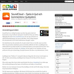 Recension av SoundCloud - Spela in ljud och kommentera i ljudspåren