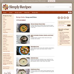 Simply Recipes: Soup and Stew Recipes