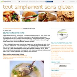 Soupe Won Ton SANS GLUTEN - Tout Simplement Sans Gluten