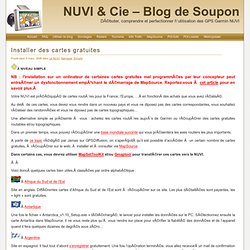 NUVI & Cie - Blog de Soupon » Installer des cartes gratuites