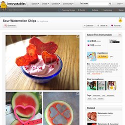 Sour Watermelon Chips