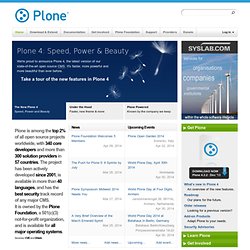 What is Plone? — plone.org