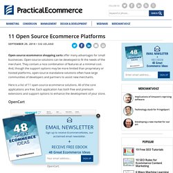 11 Open Source Ecommerce Platforms