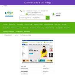 Php Shopping Cart Script - Open Source Ecommerce Script