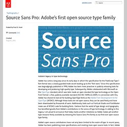 Source Sans Pro: Adobe’s first open source type family « Typblography