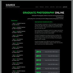 Graduate Photography Online - Main Index