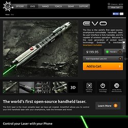 Evo Open-Source Handheld Green Laser