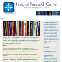 Integral Research Center