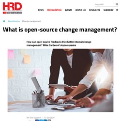What is open-source change management?