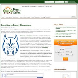 Open Source Energy Management