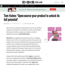 Tom Hulme: 'Open-source your product to unlock its full potential'