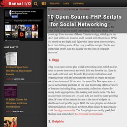 Top 10 Open Source PHP Scripts for Social Networking