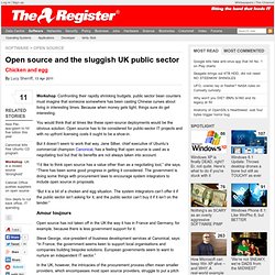 Open source and the sluggish UK public sector