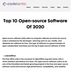 Top 10 Open-source Software Of 2020
