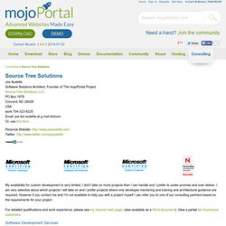 Source Tree Solutions - mojoPortal