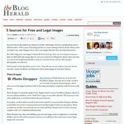 5 Sources for Free and Legal Images