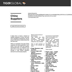 Sourcing/Importing from China to UK - Sourcing Agents in China